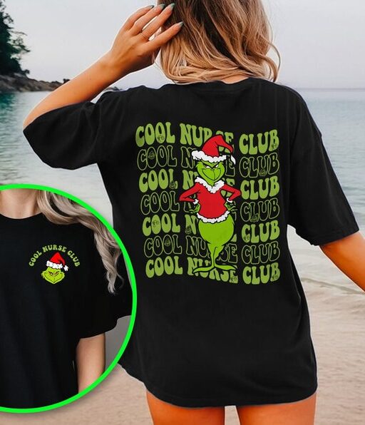 Cool Nurse Club Grinch Shirt