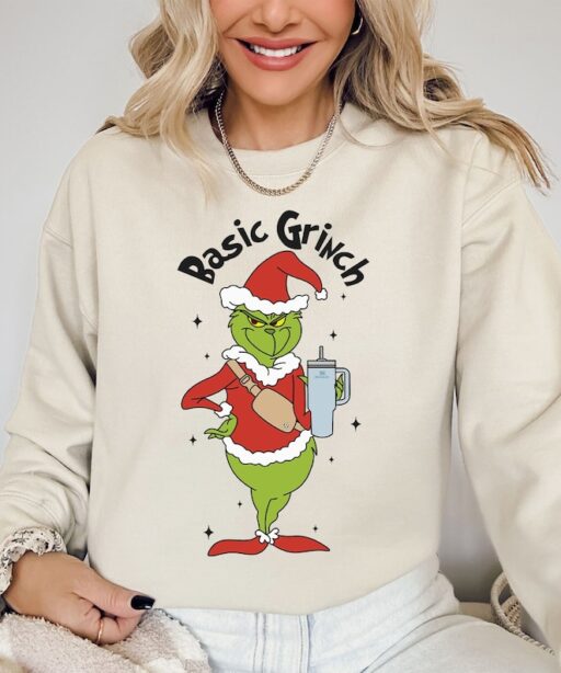 Basic Grinch Green Guy Retro Christmas Shirt