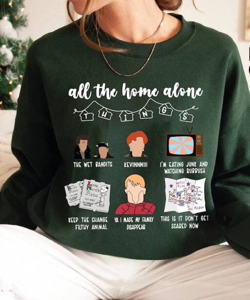 All The Home Alone Things Christmas Shirt