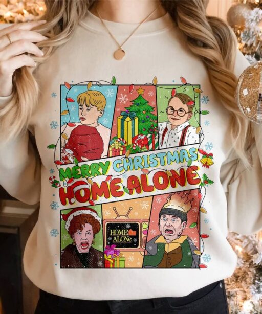 Home Alone Merry Christmas Shirt