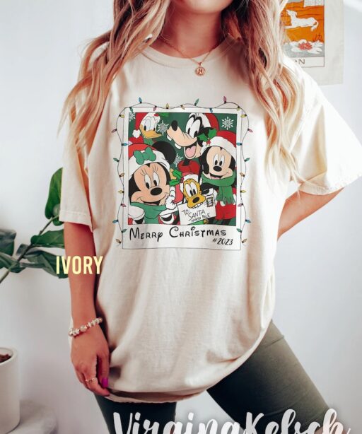 Retro Mickey and Friends Christmas Shirt