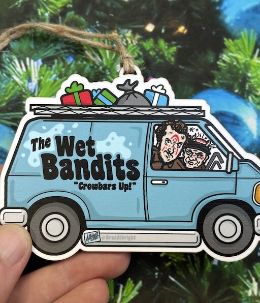 Wet Bandits Home Alone Christmas Ornament