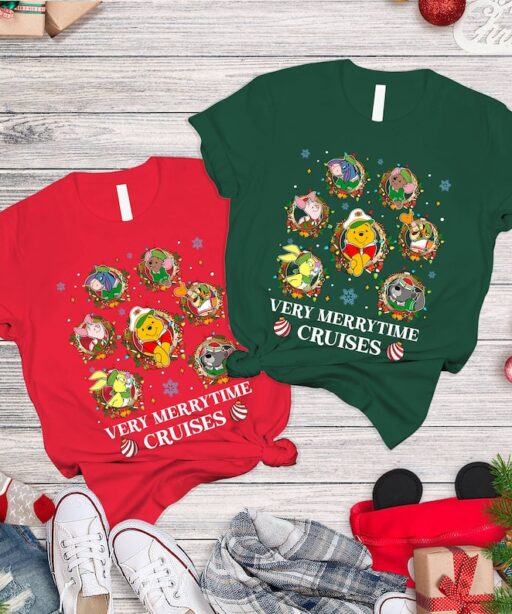 Winnie the Pooh Very Merrytime Cruises Christmas Shirt