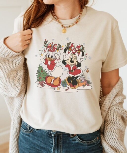 Vintage Minnie Daisy Christmas Shirt