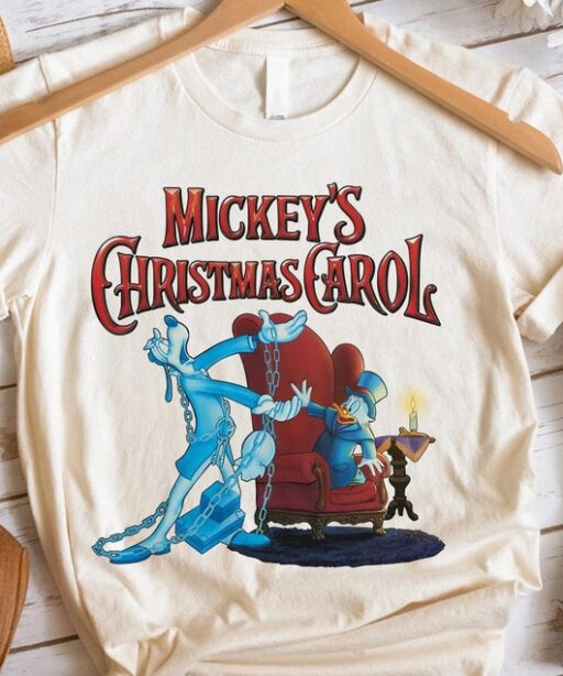 Mickey's Christmas Carol Ducktales Santa Shirt