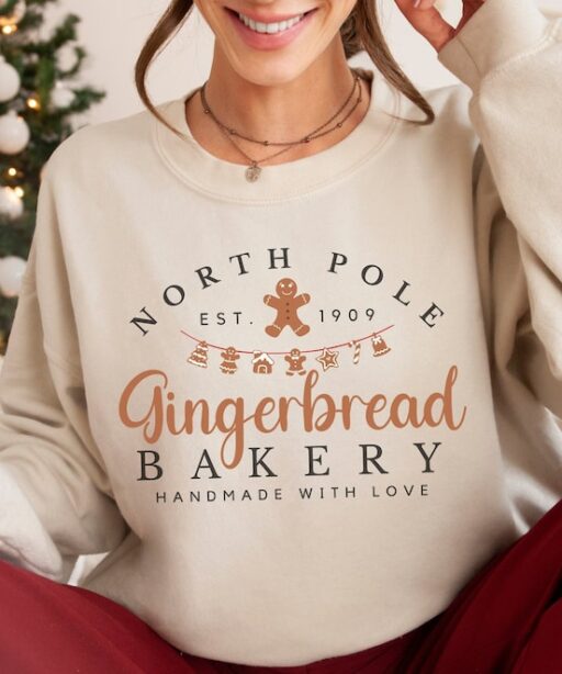 Gingerbread Bakery Christmas Shirt