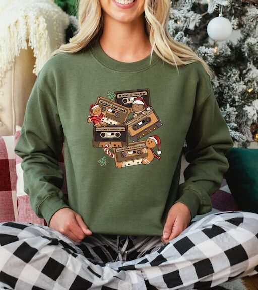 Gingerbread Cassette Christmas Shirt