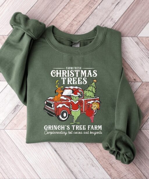 Grinch's Tree Farm Christmas Shirt