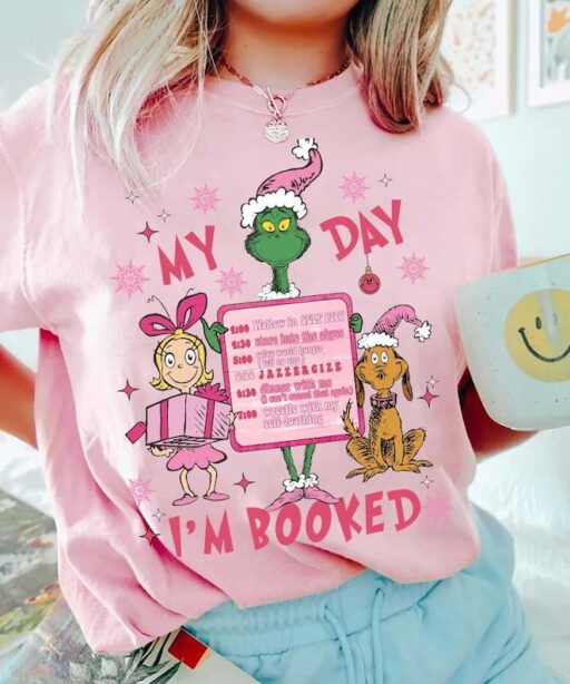 Pink Merry Grinchmas Shirt