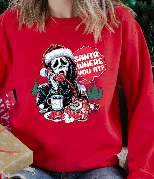 Santa Where You At Christmas Shirt