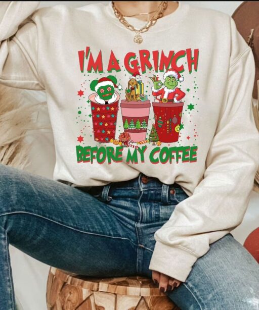 I'm a Grinch Before Coffee Shirt