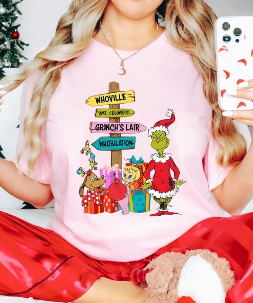 Grinch Cindy Lou and Max Shirt