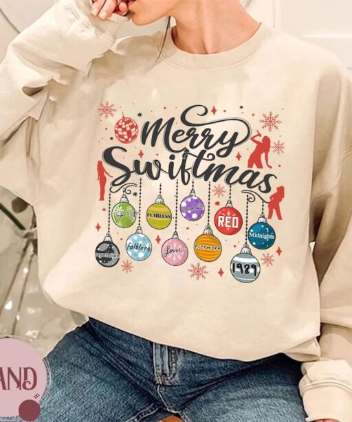 Merry Swiftmas Sweashirt, unisex crewneck sweatshirt, hoodie, T-Shirt