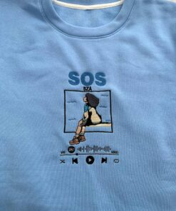 SOS by SZA Album Spotify Embroidered Sweatshirt