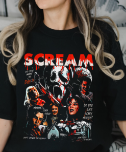 Retro 90s Scream Halloween Shirt