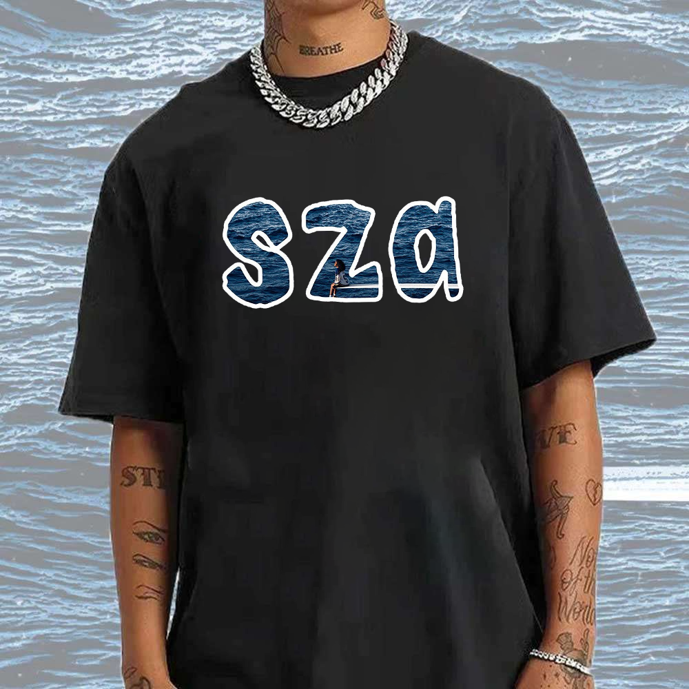 SZA SOS Album Cover Rap R&B Tee - Teeholly