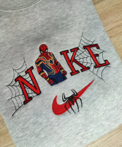 Embroidered Matching Spider Comic Shirt