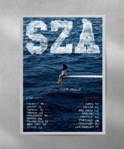 SZA SOS Tour Poster