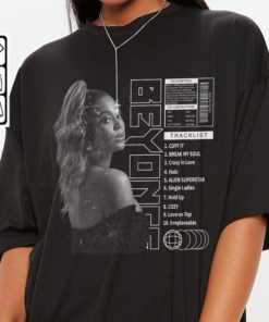 Beyonce Tracklist Song Vintage Shirt