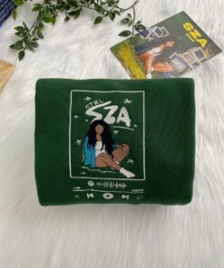 SZA Ctrl Album Spotify Embroidered Shirt