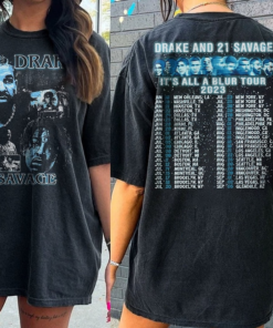Vintage Drake 21 Savage Tour Rescheduled Shirt