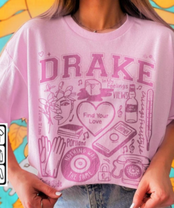 Vintage Merch Drake Album Lyrics Song Shirt