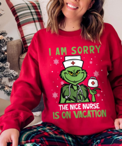 Grinch Nurse Christmas Sweatshirt