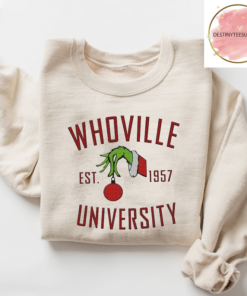 Whoville University Embroidered Sweatshirt