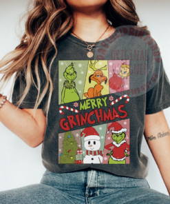 Christmas Grinch Shirt, Christmas Grinch Shirt Design, Retro Christmas Png