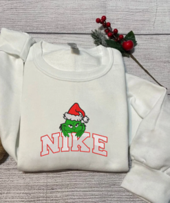 Grinch Embroidered Sweatshirt