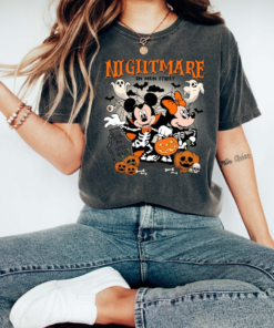 Retro Mickey Minnie Halloween Shirts