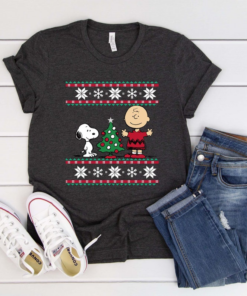 Peanuts Snoopy and Charlie Christmas Shirt