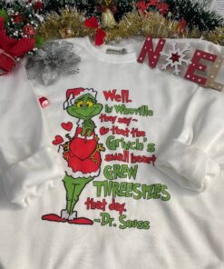 Grinch Small Heart Sweatshirt