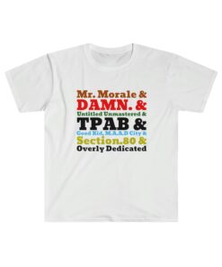 Kendrick Lamar Album Titles T-Shirt