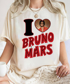 I Love Bruno Mars Shirt, Bruno Mars Shirt