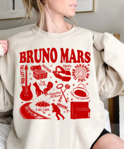 Bruno Mars Sweatshirt, Bruno Mars Lovers Gift, Bruno Sweatshirt