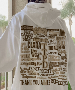 Taylor Swift TTPD Tracklist Shirt