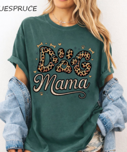 Comfort Colors Dog Mama Shirt, Mothers Day Gift, Dog Mom Tshirt, Dog Mom Gift, Mother's Day Holiday Outfit, Funny Dog Mama Apparel