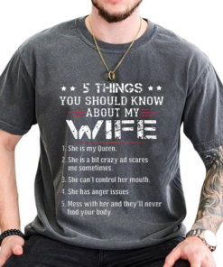 THINGS YOU SHOULD KNOW ABOUT MY WIFE