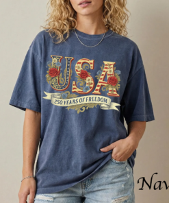 Comfort Colors® Retro Usa 250 Shirt, Independence Day Shirt, Celebrate 250th Anniversary Shirt Usa Flag Tee 4th of July Shirt Patriotic Gift