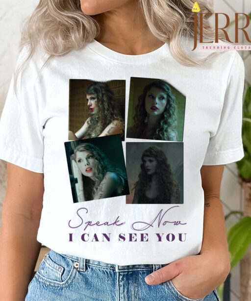 Cheap I Can See You Taylor Swift Speak Now T Shirt Two Sides, Gift Ideas For Taylor Swift Fans 2