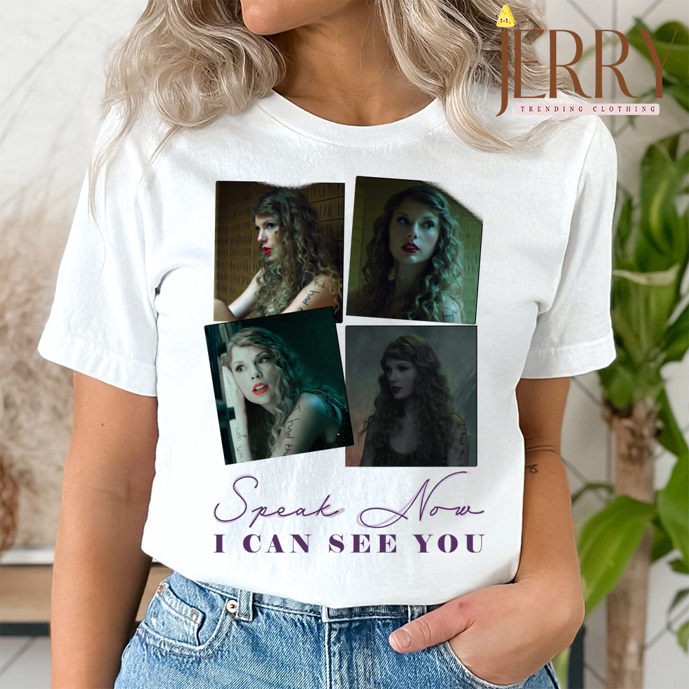 Cheap I Can See You Taylor Swift Speak Now T Shirt Two Sides, Gift Ideas  For Taylor Swift Fans – Jerry Clothing