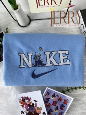 Cheap Stitch Nike Embroidered Sweatshirt, Perfect Couple Gift For Halloween 3