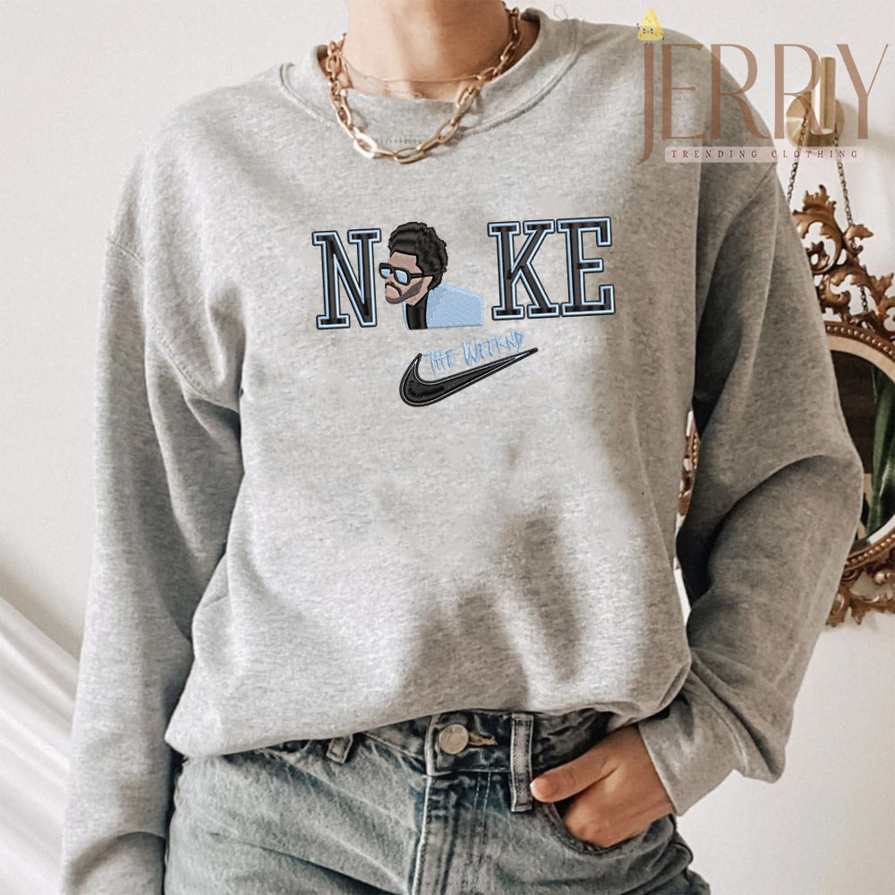 Cheap The Weekend Nike Embroidered Sweatshirt, The Weeknd Merchandise –  Jerry Clothing