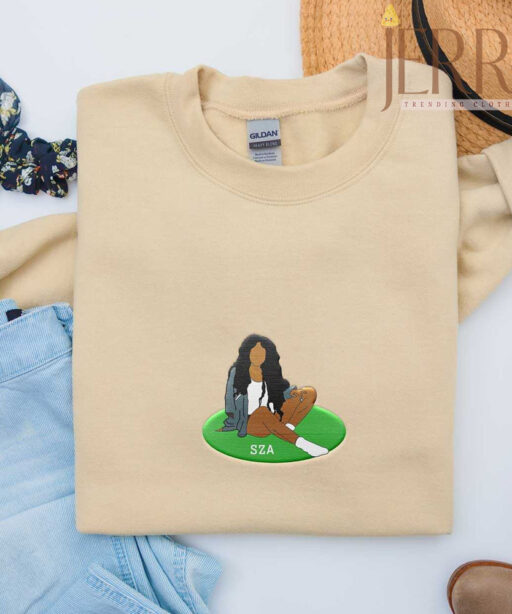 Cheap Album Ctrl SZA Embroidered Sweatshirt, SZA SOS Tour Merchandise