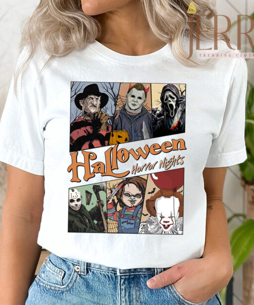Cheap Character Movie Halloween Horror Nights T Shirt, Halloween Gift Ideas For Adults