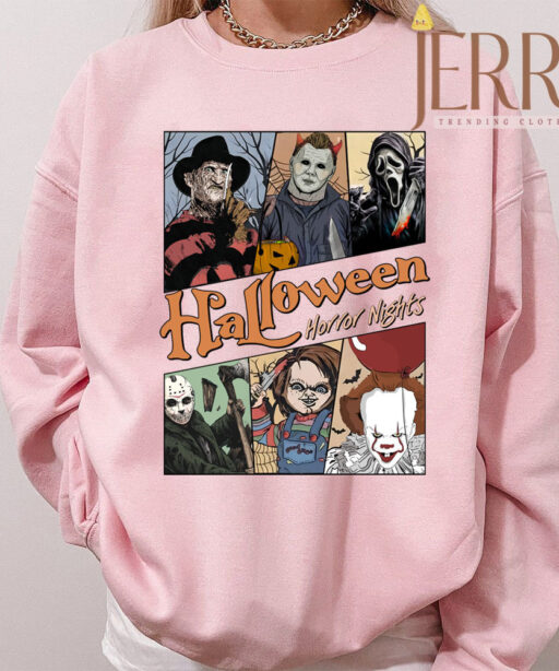 Cheap Character Movie Halloween Horror Nights T Shirt, Halloween Gift Ideas For Adults