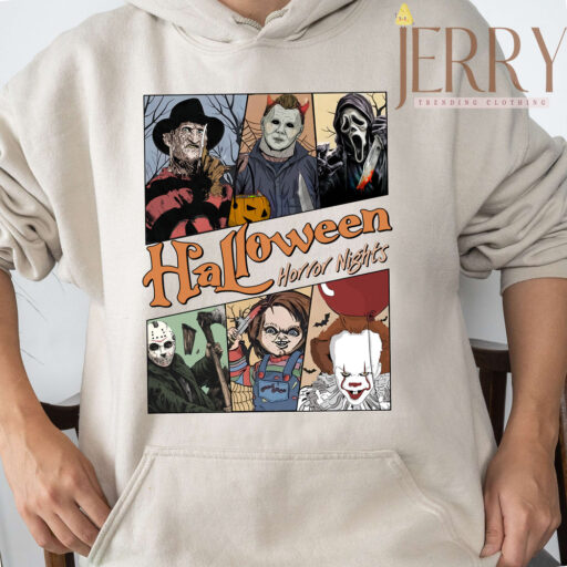 Cheap Character Movie Halloween Horror Nights T Shirt, Halloween Gift Ideas For Adults