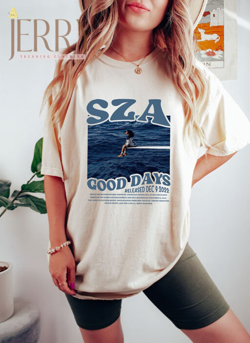 Cheap Good Days SZA SOS Tour 2023 T Shirt, SZA SOS Tour Merchandise Gift For RnB Lovers