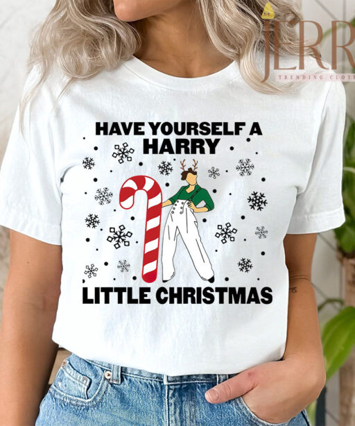 Cheap Have Yourself A Harry Style Little Christmas T Shirt, Xmas Present Ideas